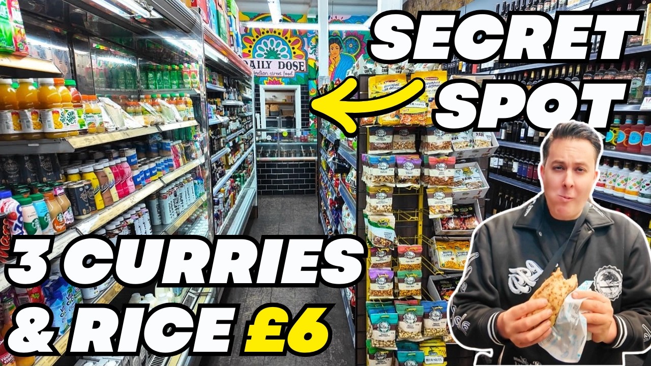 I Found London's Cheapest Indian Restaurant (only has 1 table!)