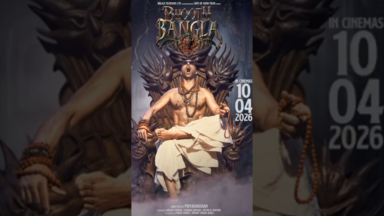 Dus ko denge das-tak, intezar karo tab tak…Let the fun begin!#BhoothBangla 👻#akshaykumar