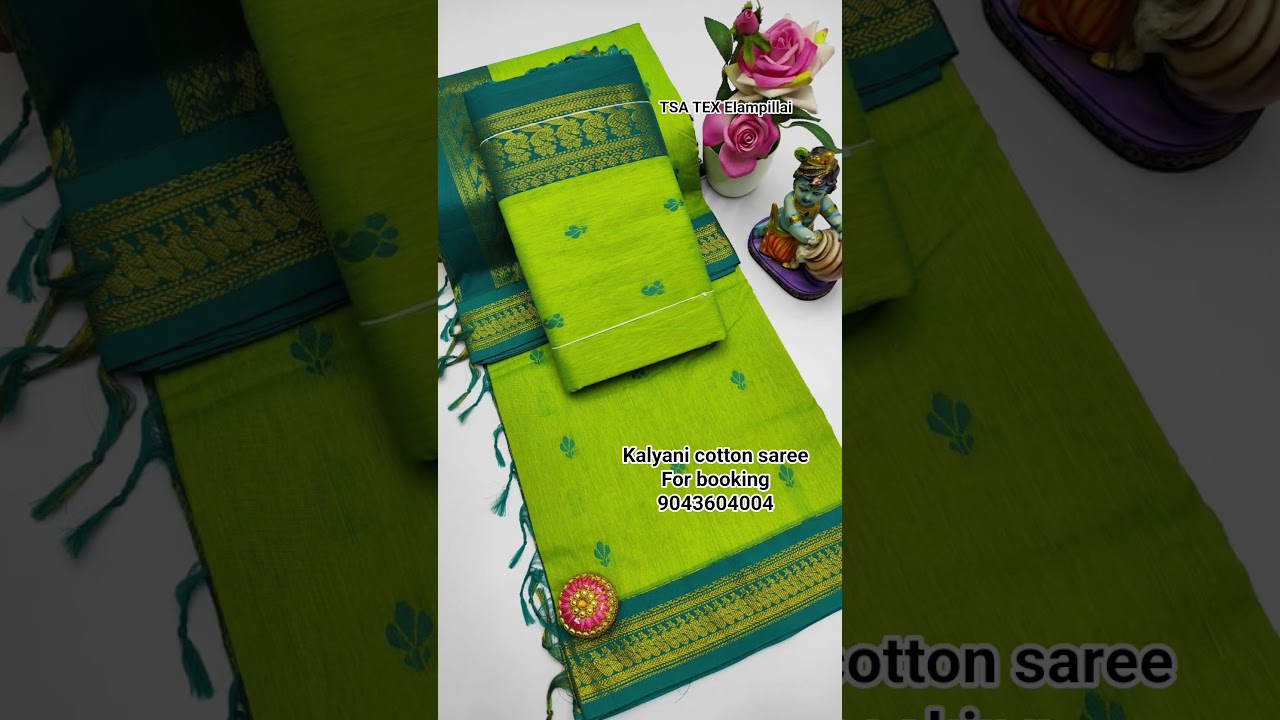 Kalyani cottonsaree🦚WP 9043604004