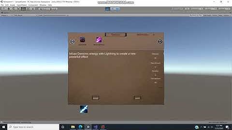 Unity3d Skill system (WIP)