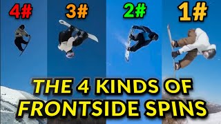 Why Pro Snowboarders Spin Frontside in Different Ways