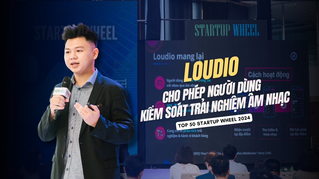 LOUDIO - Top 50 Bảng Việt Nam Cuộc thi khởi nghiệp STARTUP WHEEL 2024