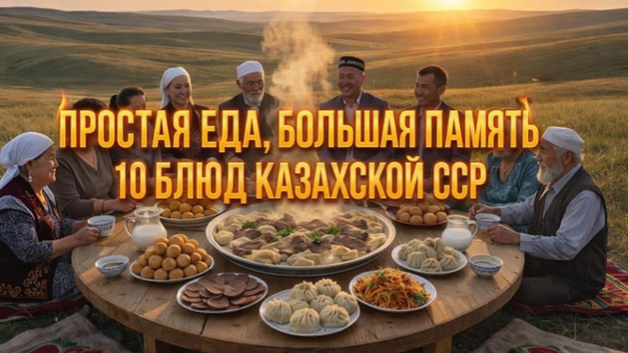 ПРОСТАЯ ЕДА, БОЛЬШАЯ ПАМЯТЬ | 10 блюд Казахской ССР