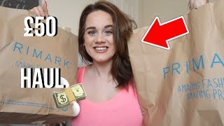 HUGE £50 SPRING PRIMARK HAUL🛒