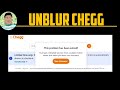 How to open chegg solution  free chegg solution
