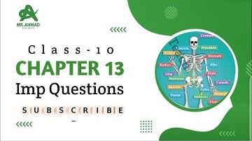 CH 13 support and Movement || short questions and long Questions || class 10 Biology BISE Punjab||