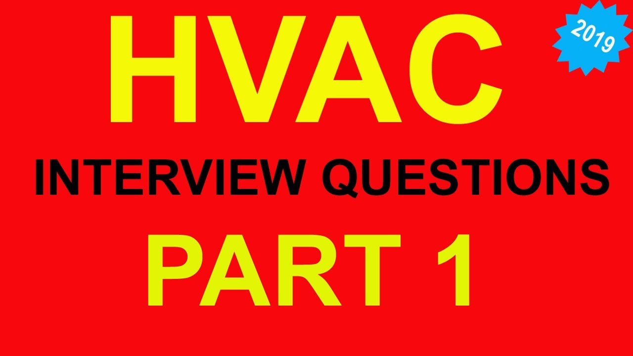 HVAC Important Interview Questions And Answers Part 1 Hindi/Urdu YouTube