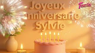 Joyeux anniversaire Sylvie 💖  Pour te redonner le sourire