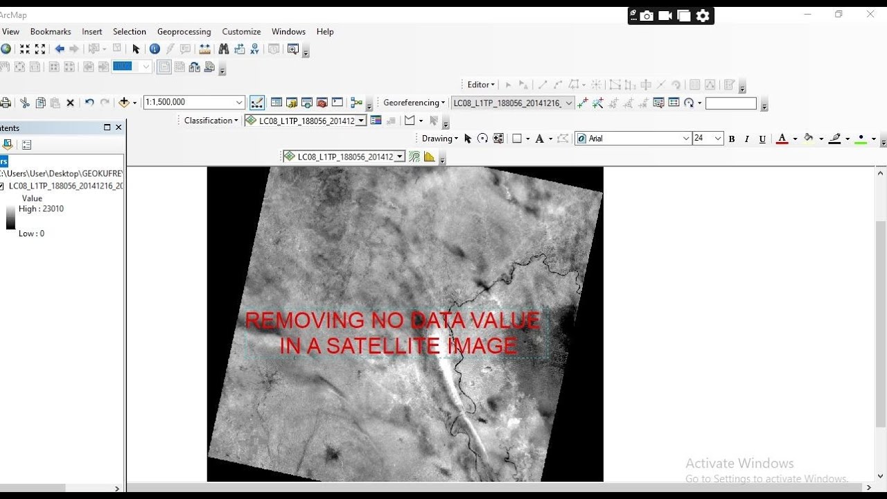 Remove NoData Values In Satellite Images Using ArcGIS |Easy Tutorial ...