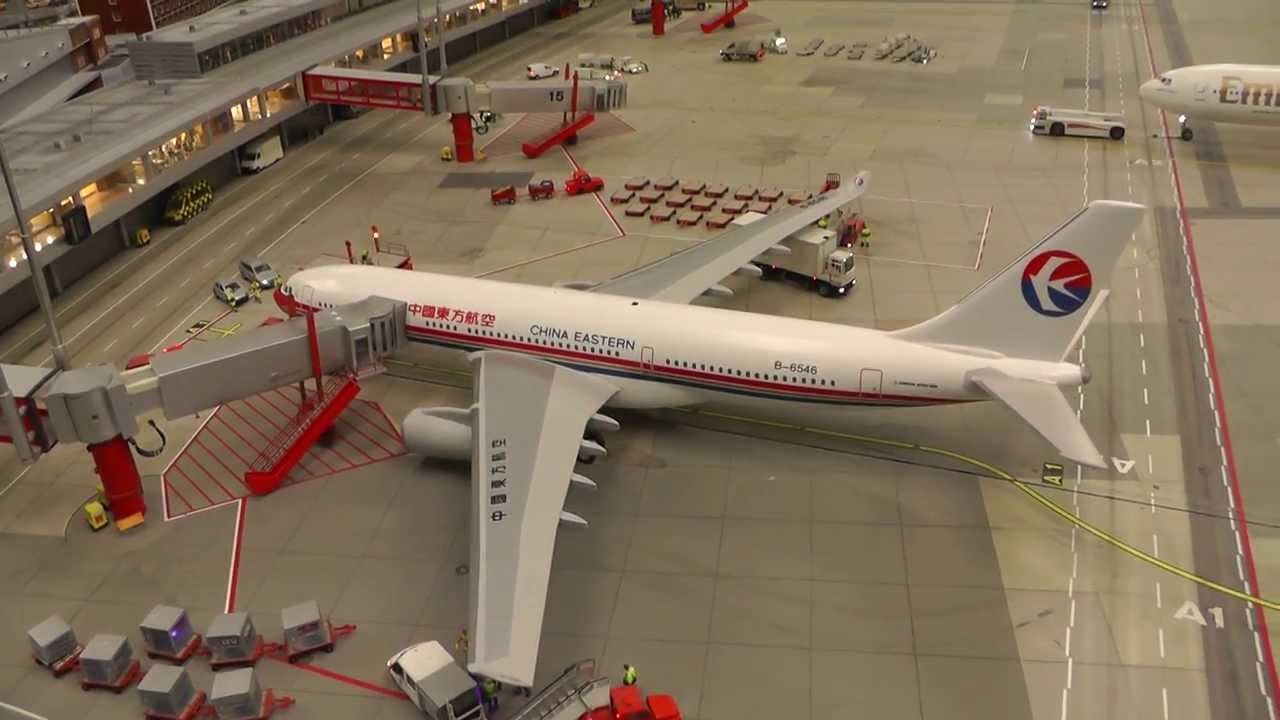 Biggest HO scale airport of the world at MiWuLa, Hamburg, Germany, 141