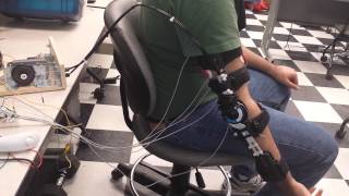 ExoArm: Automated (EMG) Strength Test (0-3.63Kg) with Exoskeleton Arm Brace