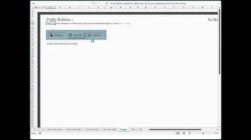 Pretty Buttons designed in Affinity that can be Pressed/Depressed for Excel with Tooltips