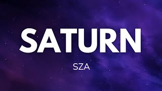 @sza  - Saturn (Lyrics)