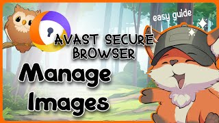 How to Manage Your Images In Avast Secure Browser | Guide Glimpse