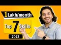 Top 7 skills of 2022  earn 1lakhmonth  anyone can learn  work from home 