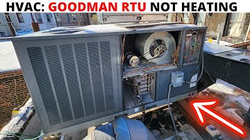 HVAC: Commercial GOODMAN RTU Furnace Not Heating (Flame Sensor, Spark ignitor & Air Pressure Switch)