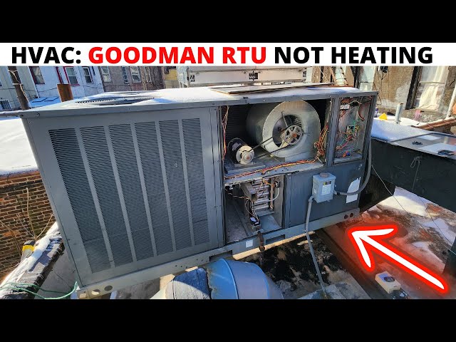 HVAC: Commercial GOODMAN RTU Furnace Not Heating (Flame Sensor ...