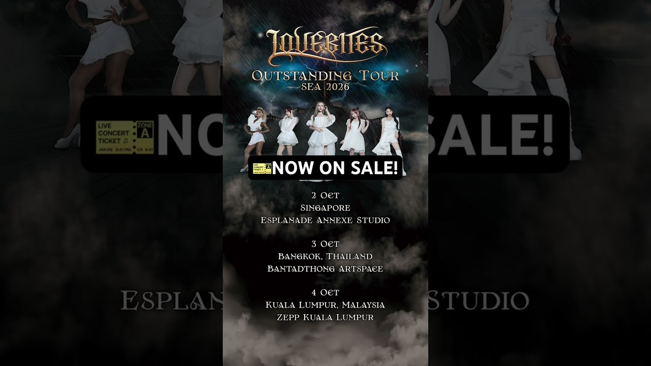 Hey SEA! Grab your tix now! #lovebites #heavymetal