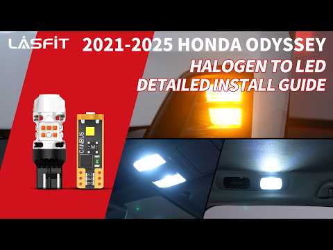 2021-2025 Honda Odyssey Upgrade All Halogen to LED Detailed Install Guide | LED Upgrade (part 1)