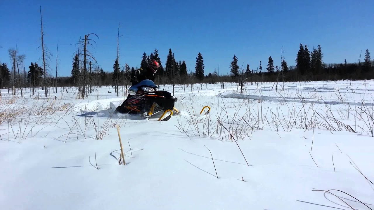 Hudson Bay Saskatchewan Off trail snowmobiling YouTube