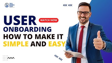 User Onboarding : How To Make It Simple And Easy #smallbusinesscoach #businesscoach #employees