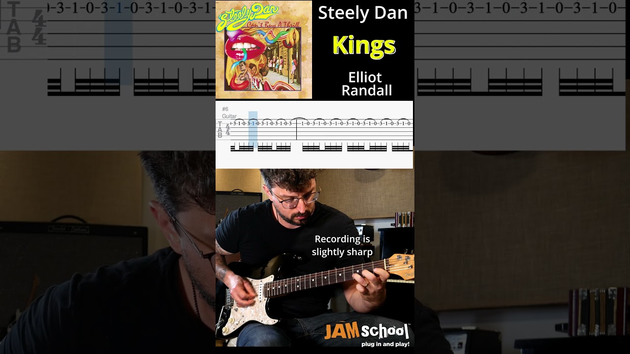 Steely Dan Kings Elliot Randall guitar solo with TAB