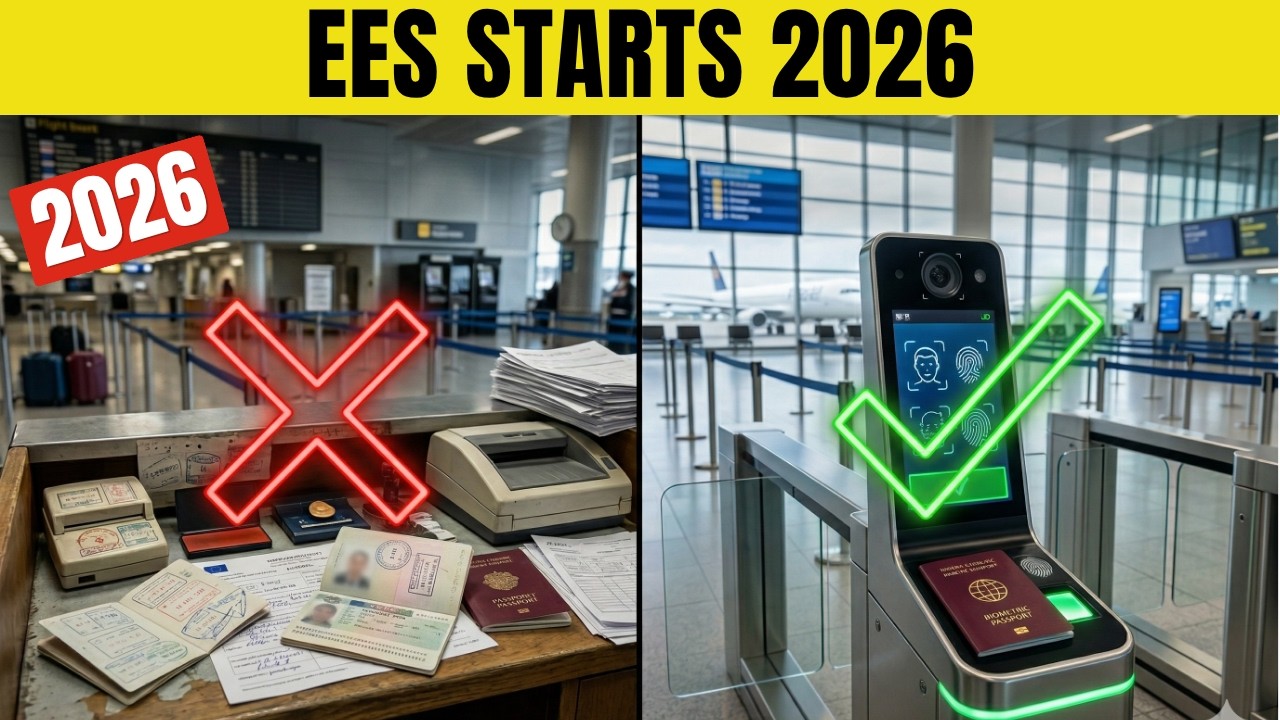 EES Entry Exit System: Europe's New Biometric Border Control Rules for ...