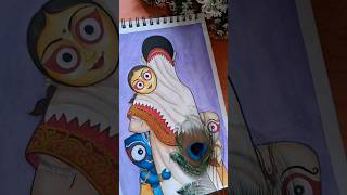 Lord Jagannath Drawing Jagannath bhagwan today art drawing 🙏 🙏