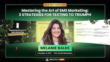 Master the Art of SMS Marketing: 3 Strategies for Texting to Triumph | Ad World Prime exclusive 🔒