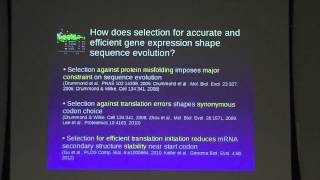 Claus Wilke, 4/5/13: A structural perspective on protein evolution