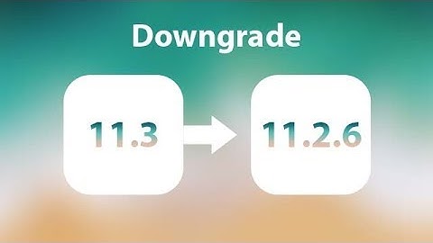 How to Downgrade iPad from iOS 11.3 to iOS 11.2.6 in 1 Click.