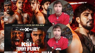Hughesy Predicts right ✅️✅️ - Ksi vs Fury,Logan Paul✔️ ✔️vs Dillon Danis