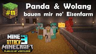 MineAttack 3 #11 @blackiipanda  & @Wolang13  bauen mir ne' EISENFARM | MINECRAFT MULTIPLAYER