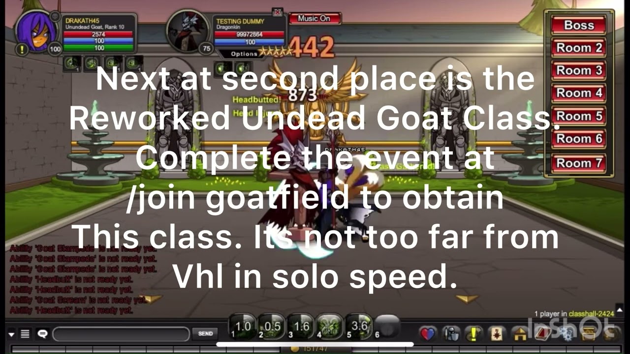 [Adventure Quest Worlds] Top 5 Classes For Bosses/Solo