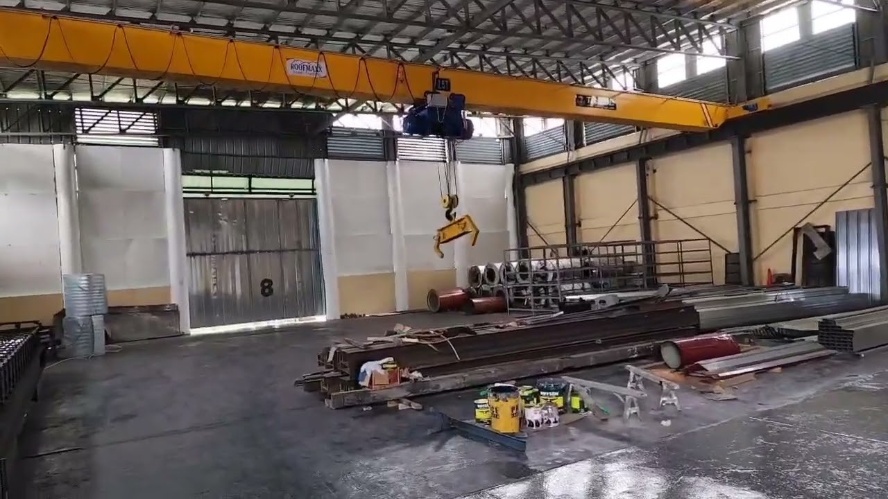 7.5T 19.7m Span Classic Design Single Girder Overhead Crane in Philippines