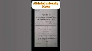 M.com 4th semester 2023 government & business Question paper #exam #mcom#previous #trending #explore
