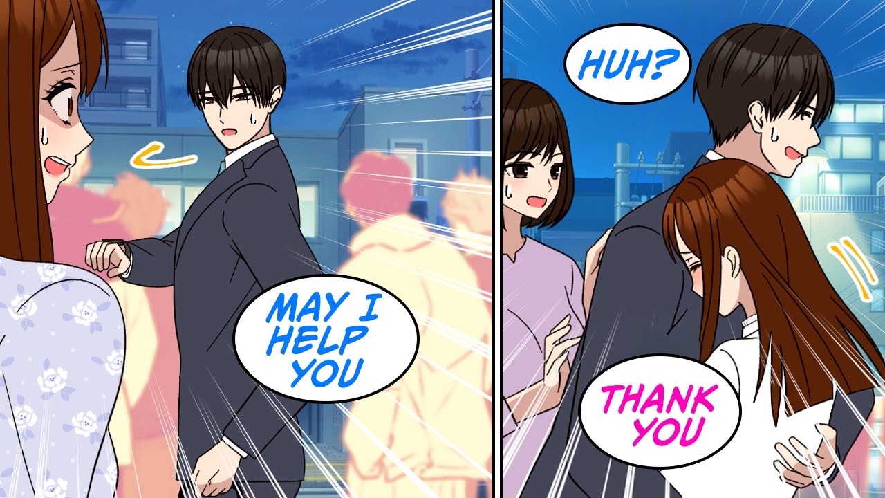 This woman said she was being stalked, so I tried to help her out but then... [Manga Dub]