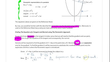 Equation of Tangent and Normal in Parametric Form