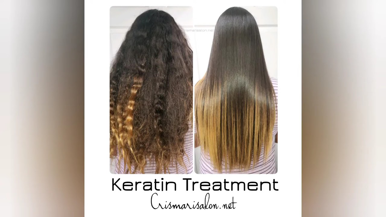 Keratin Hair Treatment on wavy hair.