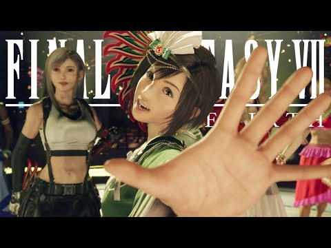 Yuffie, Aerith And Tifa Dance Battle Scene at Gold Saucer - Final Fantasy 7 Rebirth