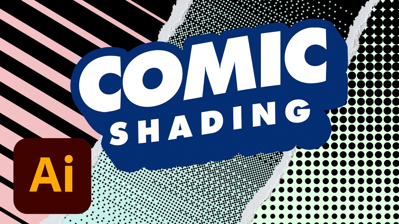 3 приема затенения в стиле комиксов в Illustrator (полутона и многое другое)