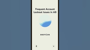 Frequent Account Lockout Issue in Active Directory #activedirectory #account #issues #ad #servers