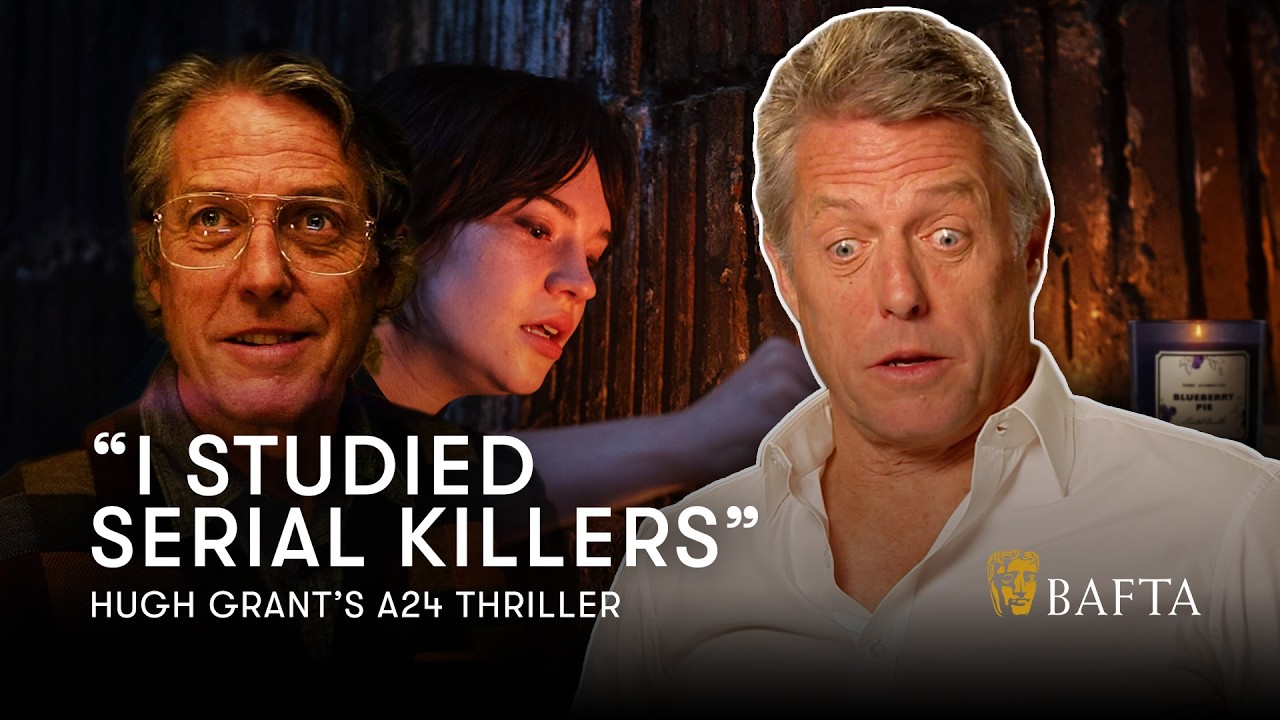 Hugh Grant was excited to be edgy as "f***ed up" horror villain in Heretic | BAFTA