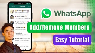 How to Add & Remove Members in WhatsApp Group !
