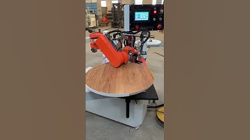 Auto curve shape edge bander
