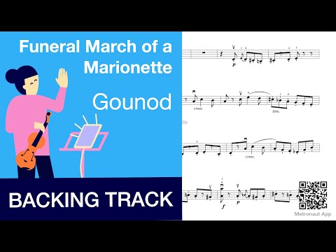 Charles Gounod - Funeral March of a Marionette [Violin Sheet Music]