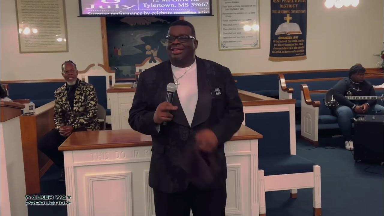 Gospel Singer (Paul Porter ) Surprise Pastor at Mesa Mt Olive Church Tylertown,Ms YouTube