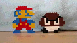 supa meiro, but it's a lego stop-motion