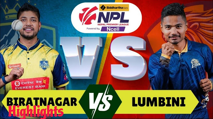 Biratnagar Kings vs Lumbini Lions NPL match 07 Full Highlights || NPL 2024 Match HD Highlights