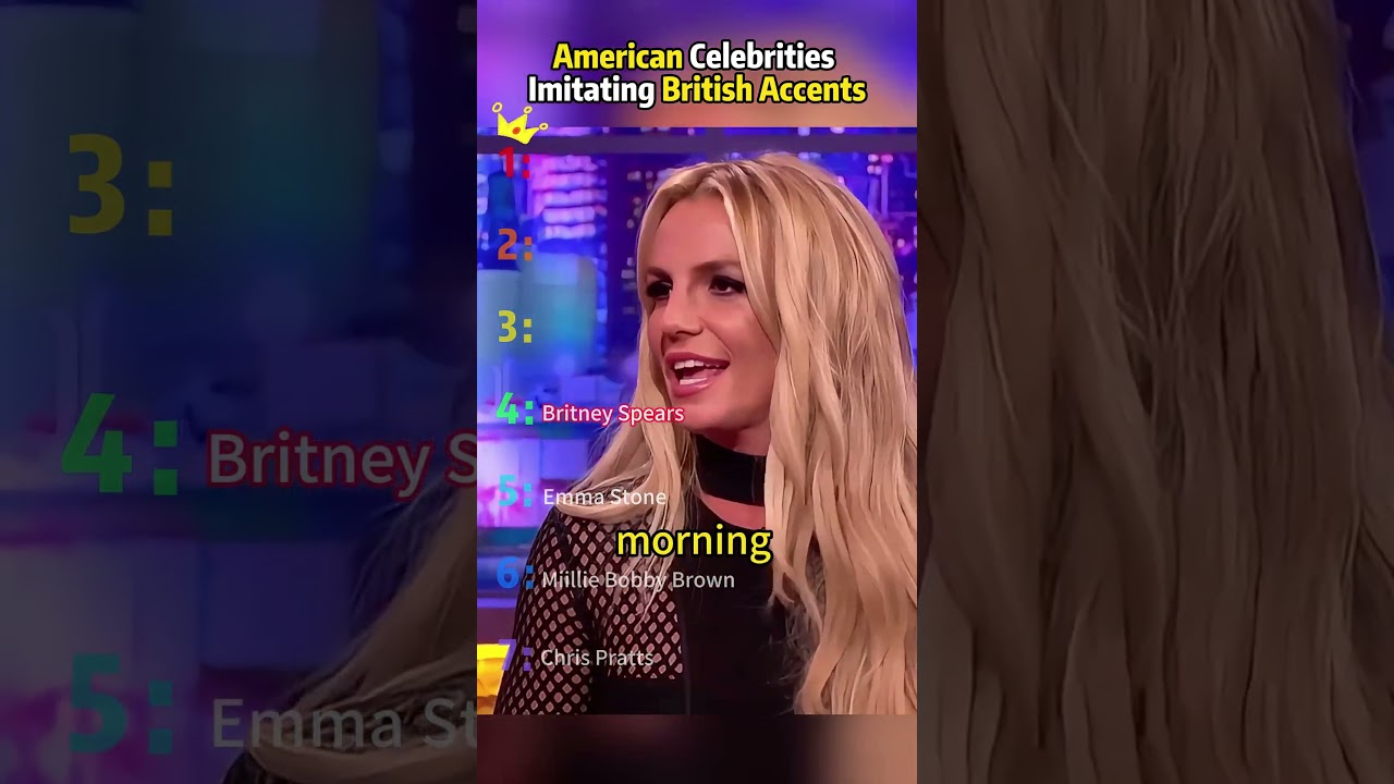American Celebrities Imitating British Accents.#celebrities #funny #star #entertainment
